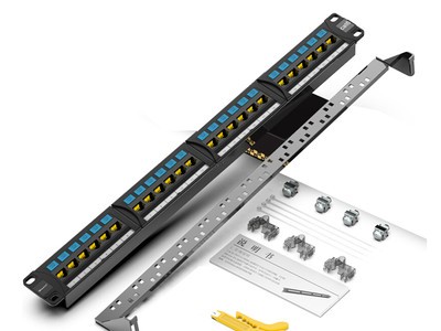 跃图超六类24口配线架me6024d仅280元