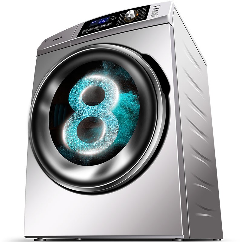 Sanyo/8kgͲϴ»ȫԶܱƵ WF810320BS0S(ɫ)