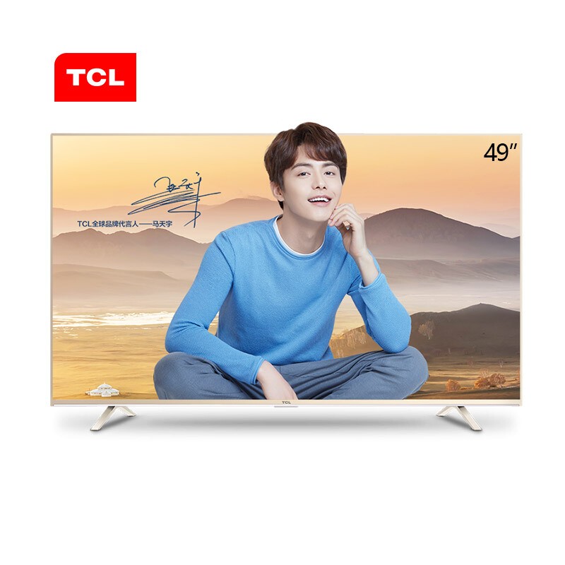 TCL 49A810 49ӢӰ ȫ˺˰׿LEDҺӻ(ɫ)