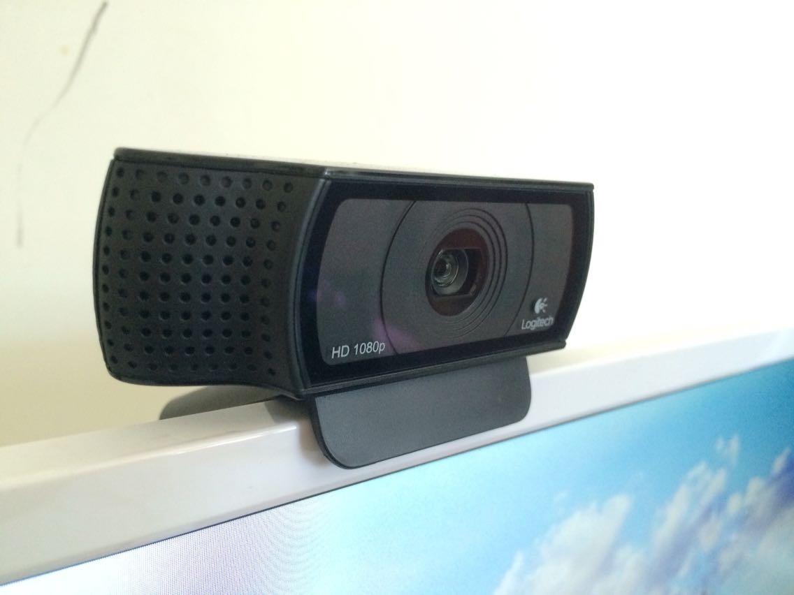 售完存档：罗技C920摄像头卡尔·蔡司镜头 1080P高清自动对焦1500万像素Logitech HD Pro Webcam V-U0028-青州小熊