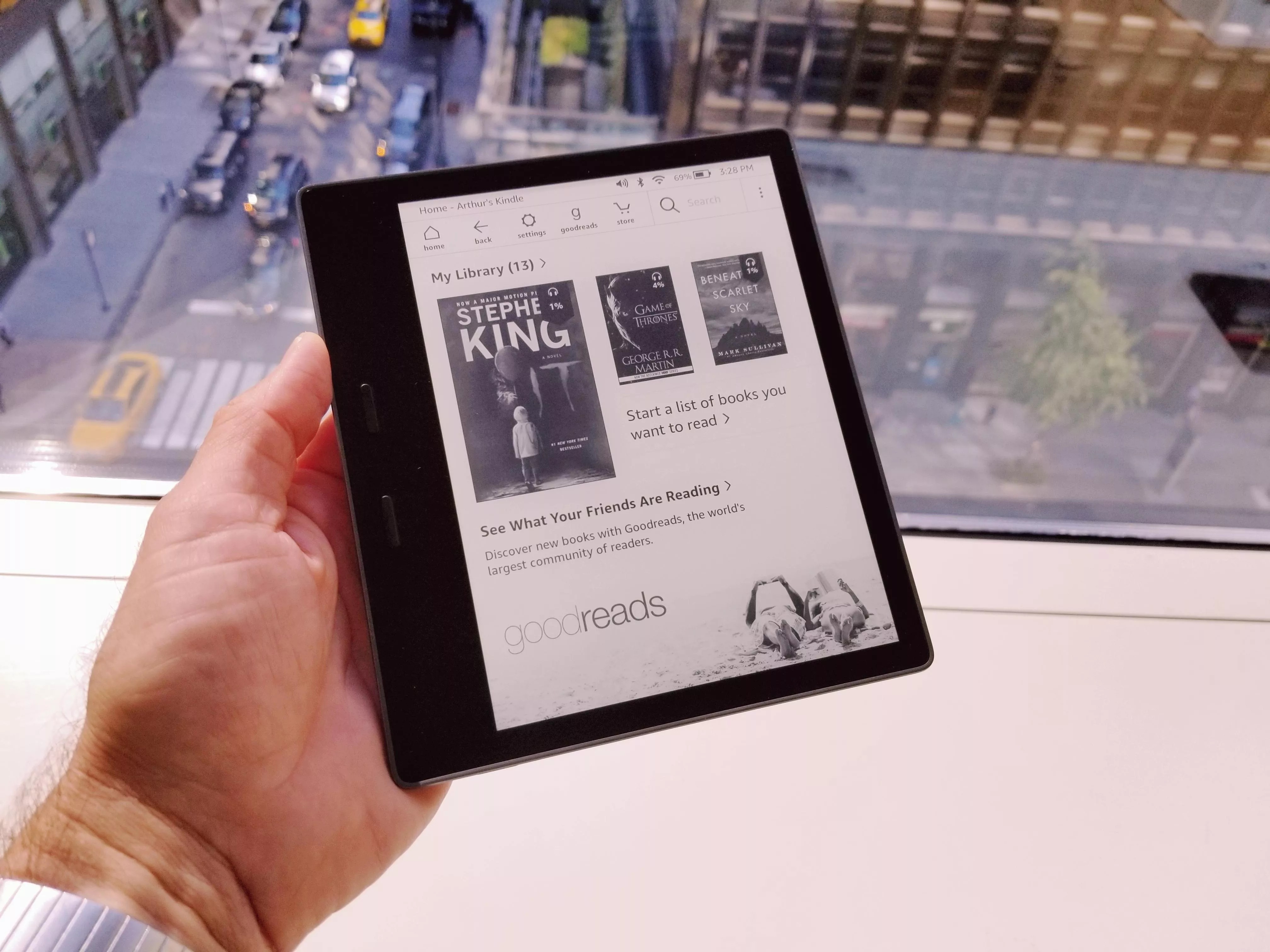 亚马逊全新kindle oasis 第三代(32gb)点评