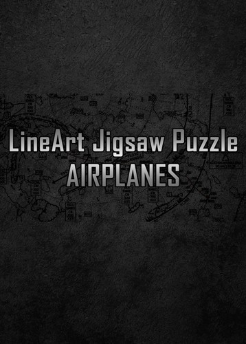 LineArt Jigsaw Puzzle - Airplanes