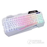 雷腾K1 电脑背光键盘 USB有线机械手感键盘 电竞游戏专用 K1白色