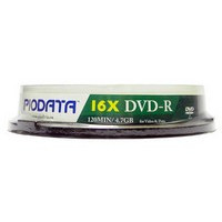 PIODATA 16�� DVD-R��10Ƭ��װ��