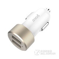 HOCO ����˫�� ˫USB�ӿڳ��س���� ������ƻ��iPhone6/5S ���� ���� �׽��