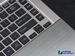 东芝 M40-A银色 键盘面局部图