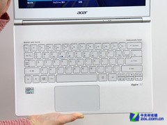 Acer S7-391白色 键盘面图 