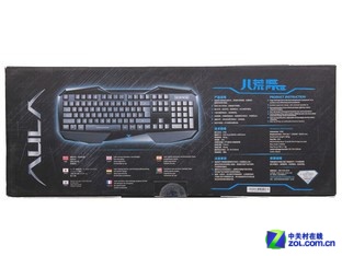 质感十足 狼蛛八荒背光游戏键盘评测 