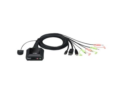 ATEN CS52DP 2端口USB-C DisplayPort 混合式KVM多电脑切换器