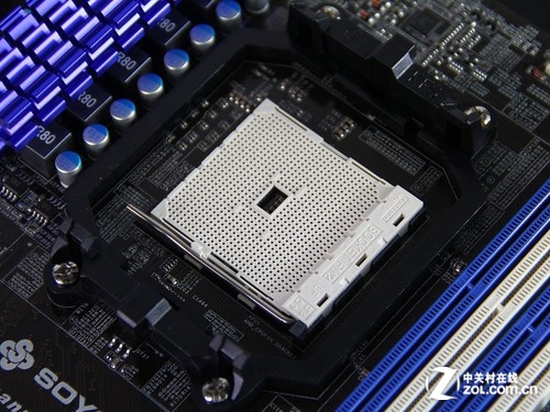 梅捷A85X CPU插槽图 