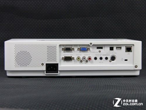 投影机松下 bx40nt背面