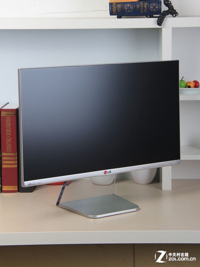 LG 24MP76HM黑色 外观图