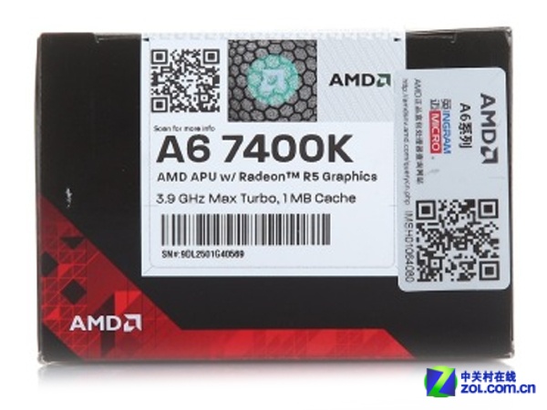 ˫APU AMD A6-7400K399Ԫ 