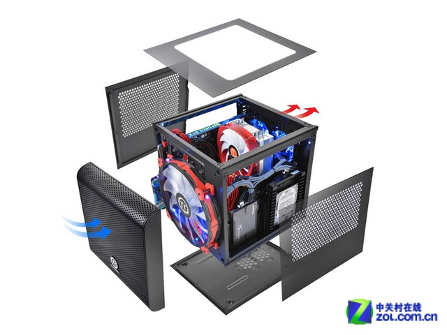 不向性能妥协 Tt Core V1迷你机箱上市_Tt Core V1_机箱电源新闻-中关村在线